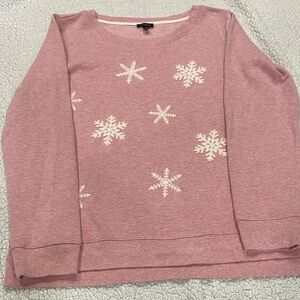 Talbots Pink and White Sweater